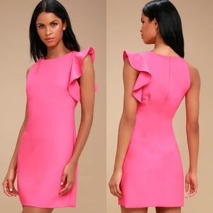 Lulus pink mini dress